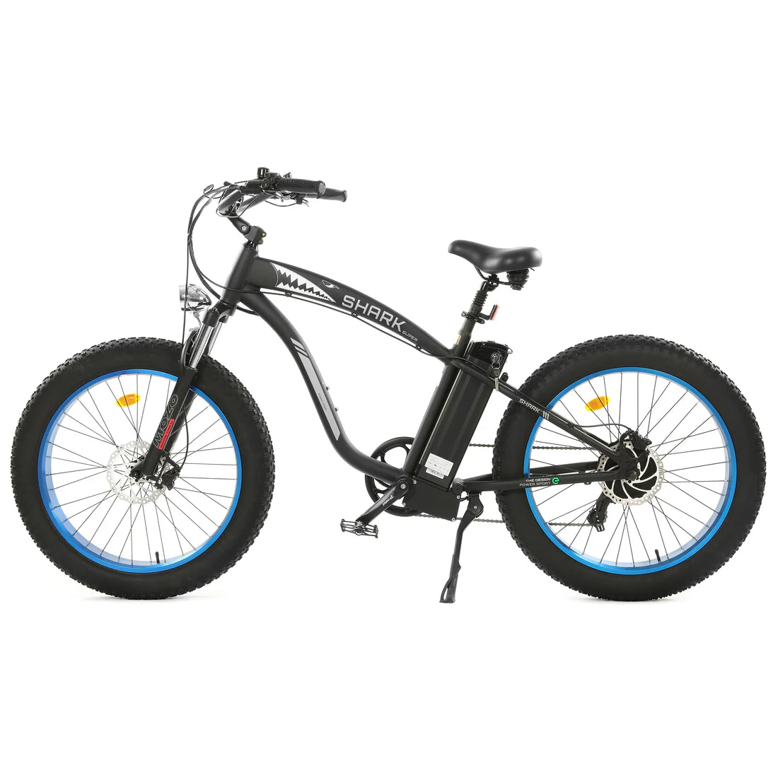 Certified-Ecotric Hammer Electric Fat Tire Beach Snow Bike-Blue