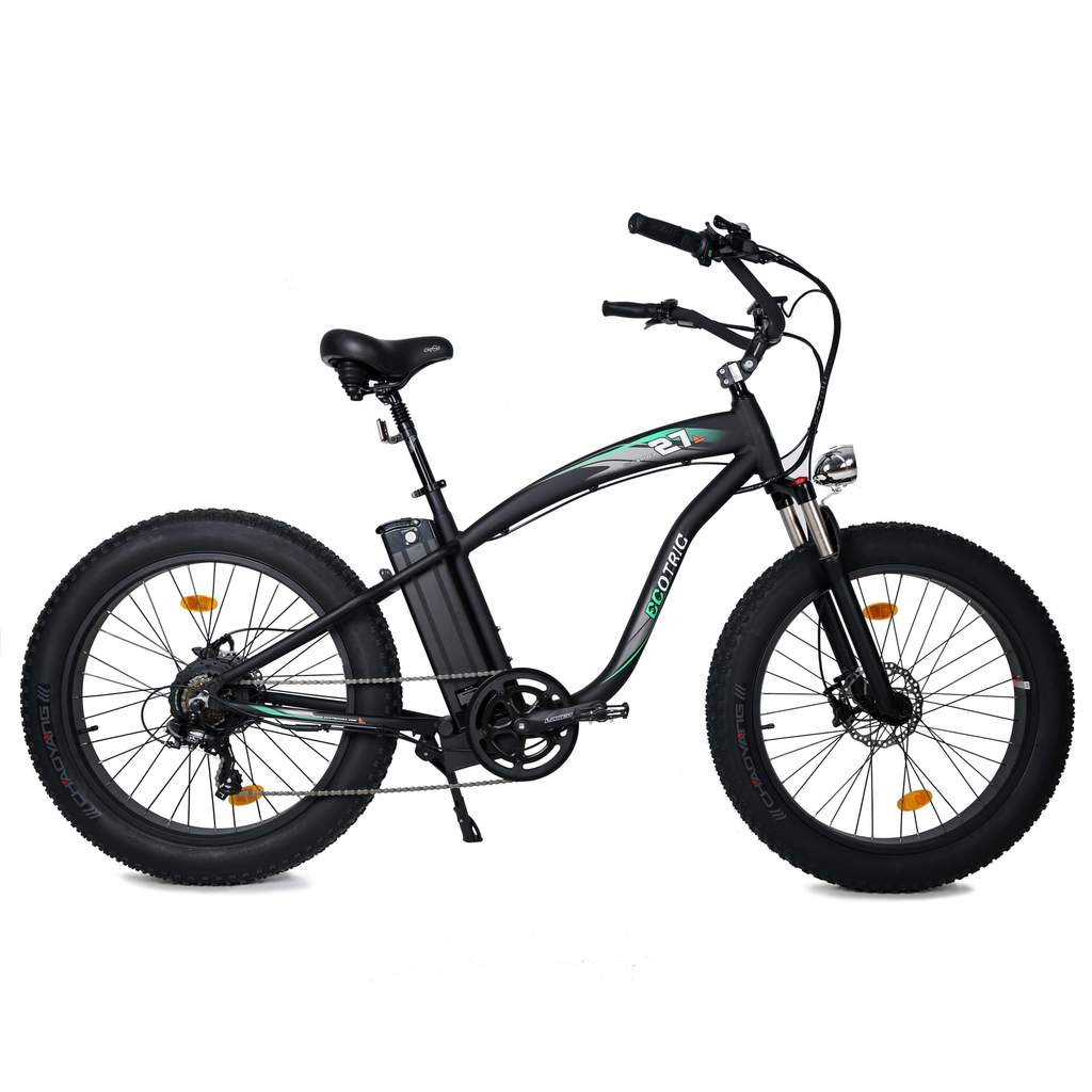 70's Vintage Hammer Electric Fat Tire Beach Snow Bike-Matt Black - Zestyebikes
