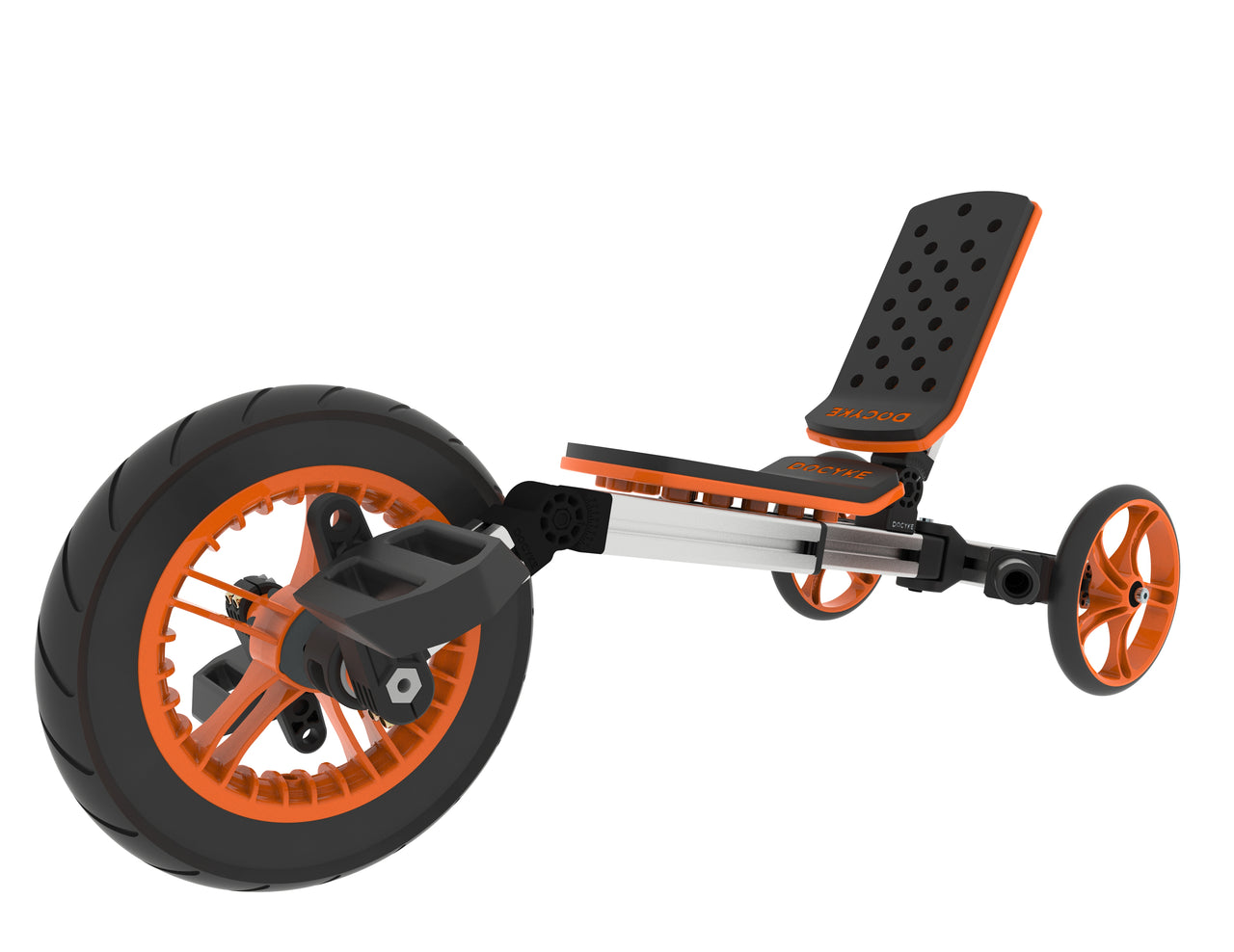 20-in-1 Buildable Kids Go-Kart & Ride-On Vehicle Kit (Ages 1–8) – Orange | Modular Bike, Scooter & Kart System