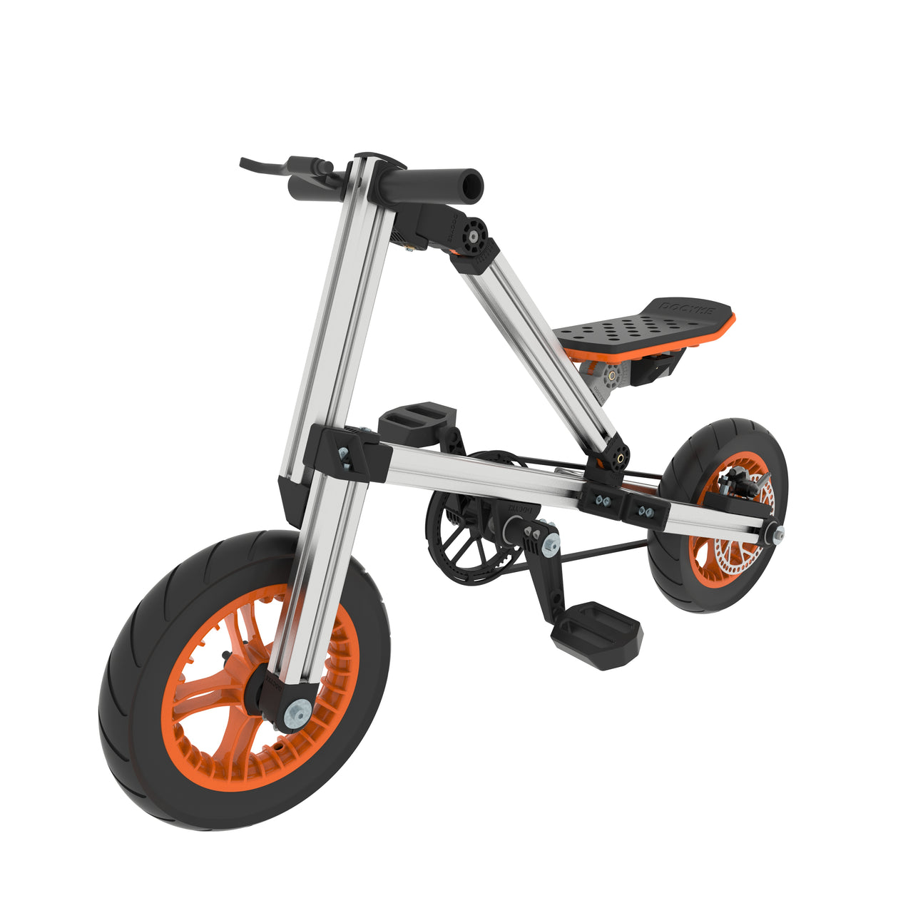 20-in-1 Buildable Kids Go-Kart & Ride-On Vehicle Kit (Ages 1–8) – Orange | Modular Bike, Scooter & Kart System