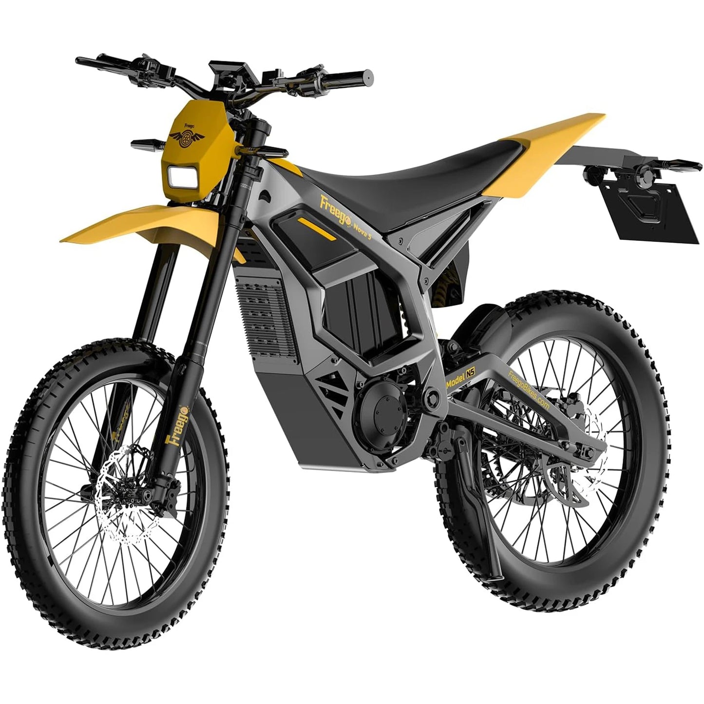 Freego UL 53MPH Electric Dirt Bike N5 Mid-Drive Motor 72V/40AH/8000W Electric Motorcycle Bike 380N.m Fast Charging Off-Road Bike
