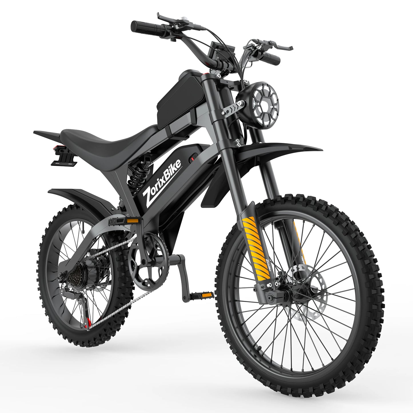 ZorixBike R8 Pro Electric Bike 3000W Motor 48V 20Ah Battery 20x4 Fat Tire 7-Speed All Terrain E-Bike