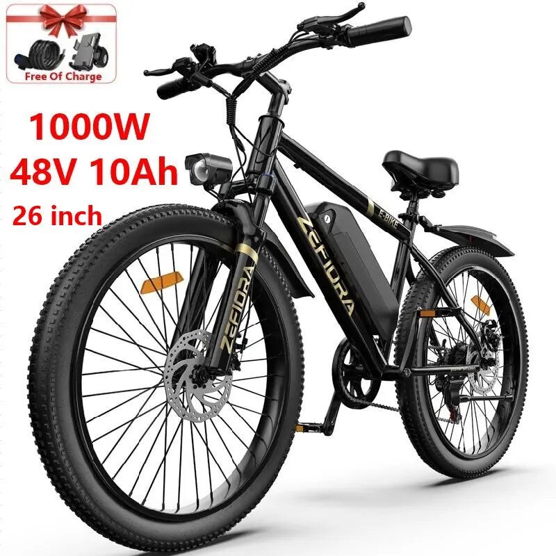 Electric Bike 1000W 1500W 2000W 3000W Motor 48V Battery Folding Commuter E-Bike for Adults