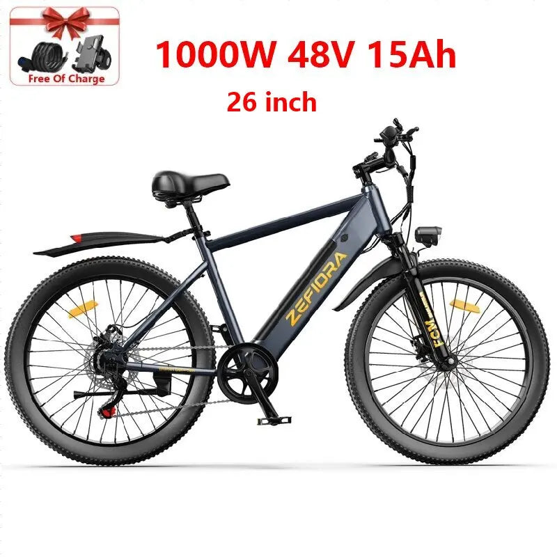Electric Bike 1000W 1500W 2000W 3000W Motor 48V Battery Folding Commuter E-Bike for Adults