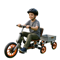Thumbnail for 20-in-1 Buildable Kids Go-Kart & Ride-On Vehicle Kit (Ages 1–8) – Orange | Modular Bike, Scooter & Kart System